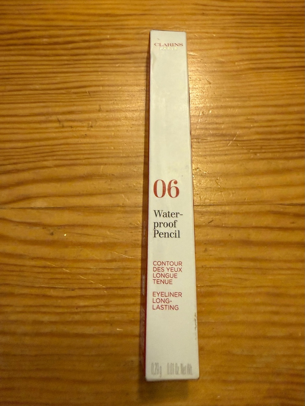 Clarins Waterproof Pencil Eyeliner 06 Colour Smoked Wood